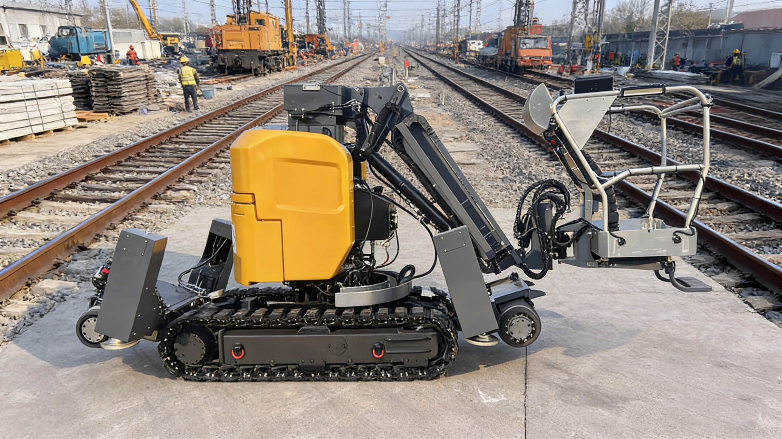 美通多功能全地形登高作業(yè)車